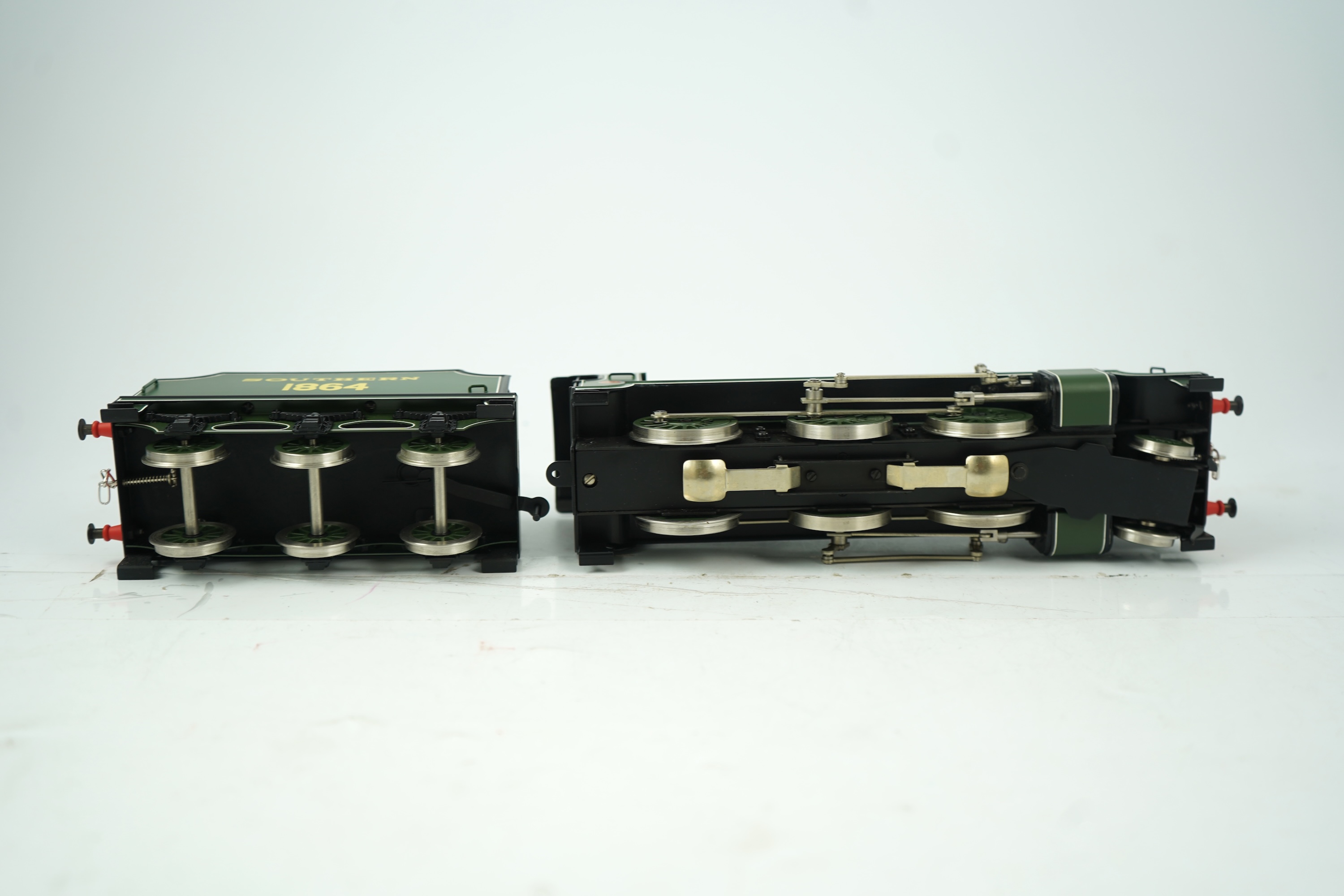 An O Gauge Corgi for Bassett Lowke coarse scale model of Southern Railway N Class, 1864, 2-6-0 locomotive, for three rail operation, with original box.
